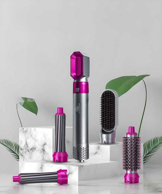 5 In 1 Hair Dryer Brush, Multifunctional Hot Air Styler Hair Tools